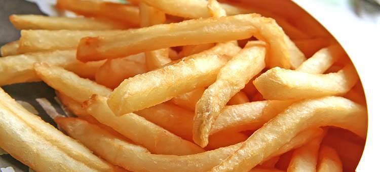 A pack of french fries.