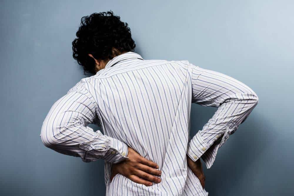 A person with back pain.