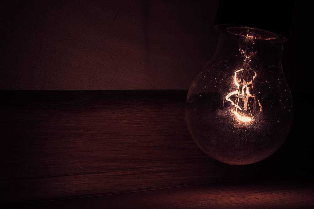 An old light bulb.