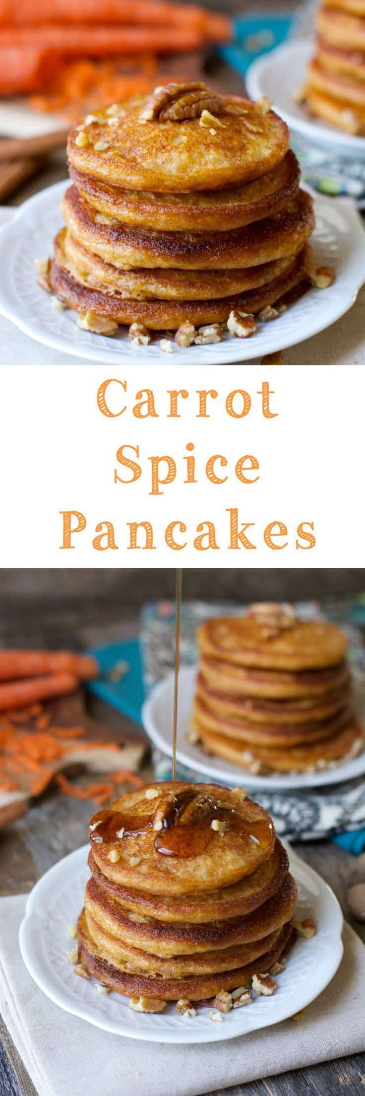 Carrot Spice Pancakes