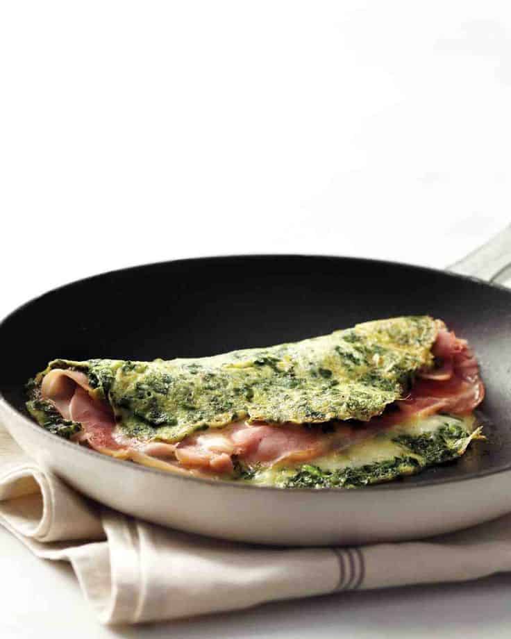 Green Eggs and Ham Omelet