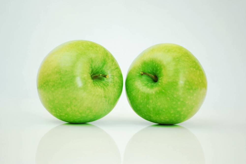 Green apples.
